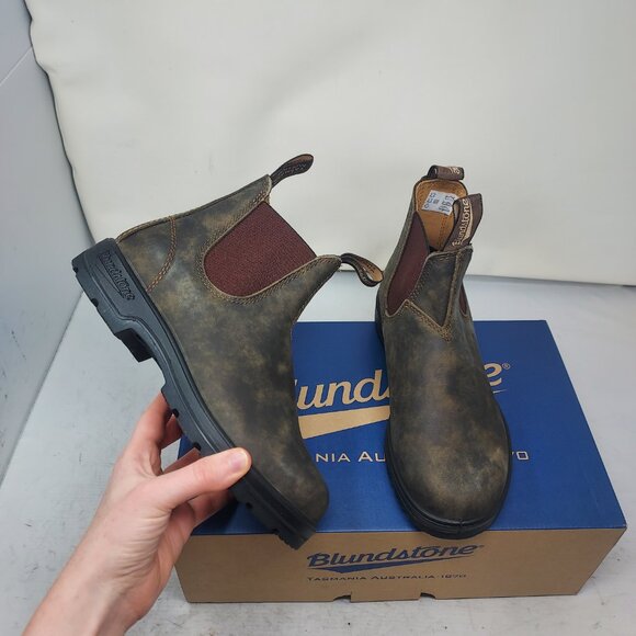 Blundstone WOMENS Chelsea Rustic Brown Boot Size AU 4.5 US 7.5 WOMENS - Picture 1 of 8